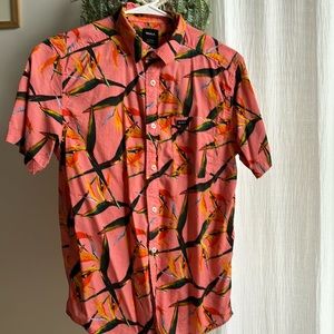 Men’s Small RVCA button down short sleeve shirt